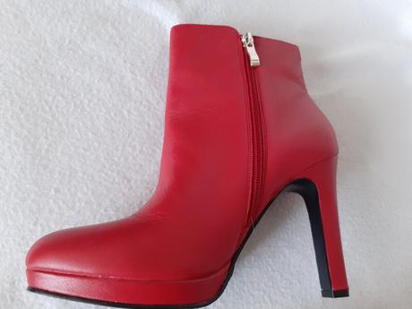 Dámske nízke kožené čižmy (čižmičky) kate gray č.4, 40