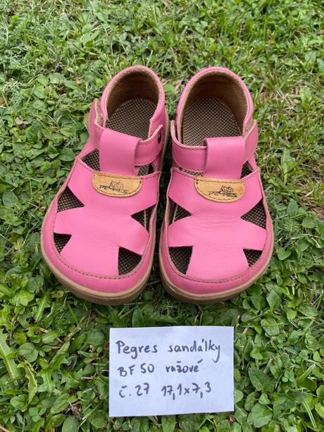 Pegres sandálky kožené, pegres,27