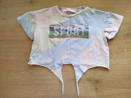 Tričko crop top, 134