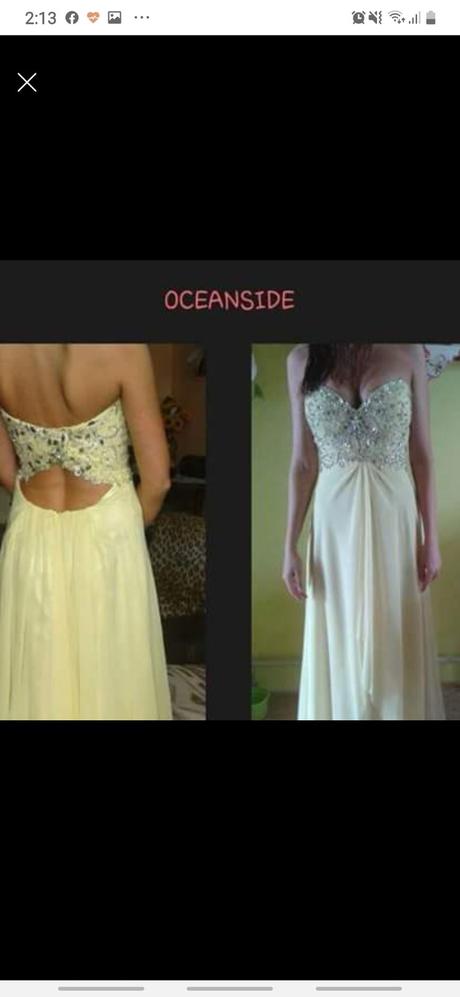 Spoločenské šaty žlté, s