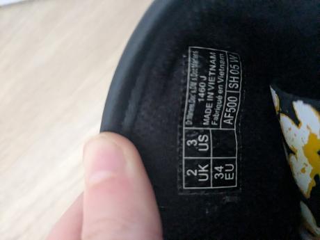 Topánky dr. martens s kvetinovým vzorom, 34