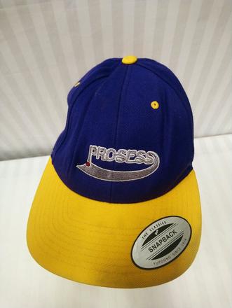 Šiltovka prosess tmavo fialovo žltá, snapback,