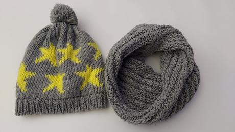 Zimná čiapka a šál, tchibo,140