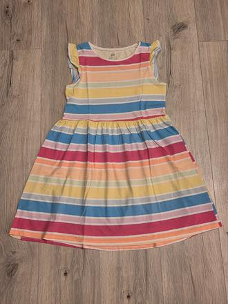 Letné farebné šaty, h&m,134