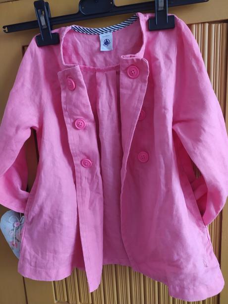 Lanový kabát petit bateau, 110