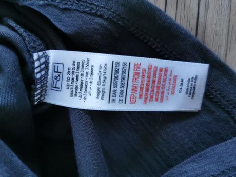 Dlhorukávové tričká 4 kusy f&f, f&f,62