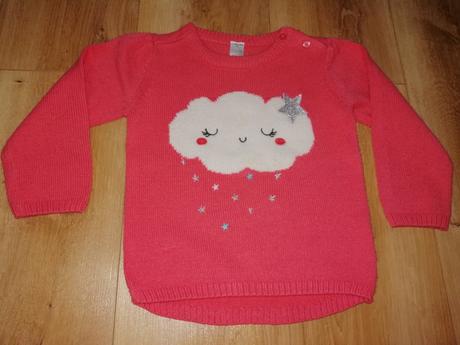 Obláčikový svetrík, baby club,92
