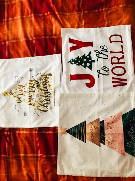 Vianočné navleky na vankuse, 