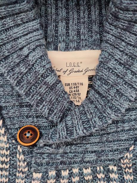 Nádherný svetrík,top stav,v.110/116, h&m,116