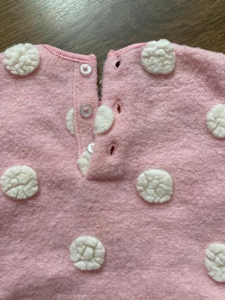 Svetrik, mikina  s krajkou, f&f,74