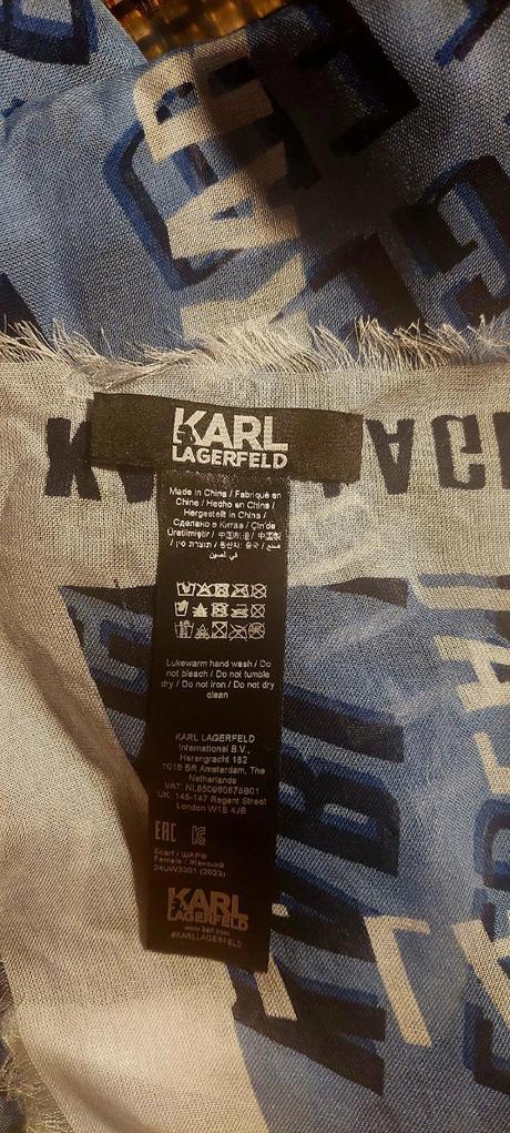 Karl lagerfeld šatka, pc 119 eur, xl