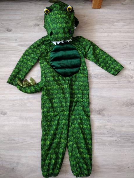 Karnevalový kostým krokodíl / drak, veľkosť 116,