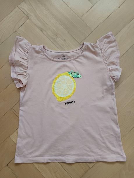 Dievčenské trička, h&m,122