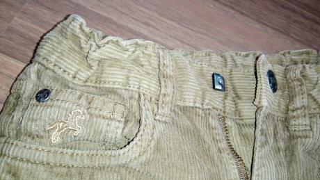 Nohavice menčestrové, c&a,92