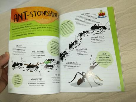 Roald dahl james's giant bug book nsp20, 