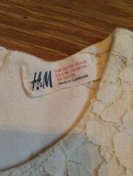 Šaty 122, h&m,116