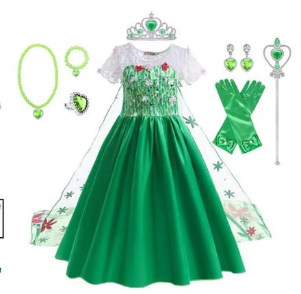 Kostým šaty elza anna frozen ľadové kráľovstvo,