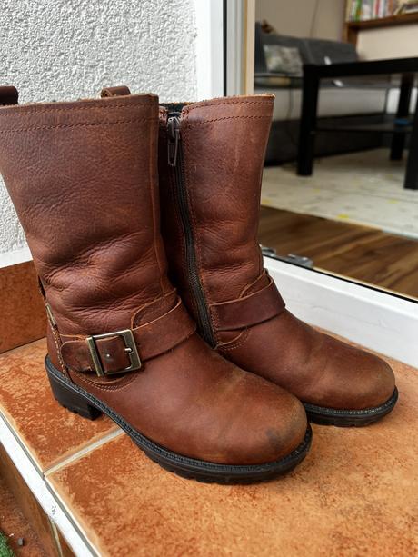 Zimné, elegantné, nepremokavé čižmy ecco, ecco,28