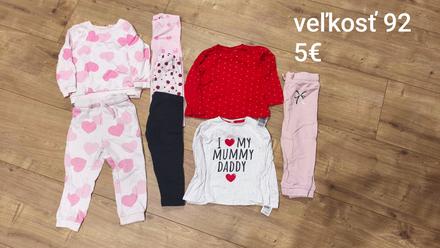 Balík oblečenia veľkosť 92, 86–98