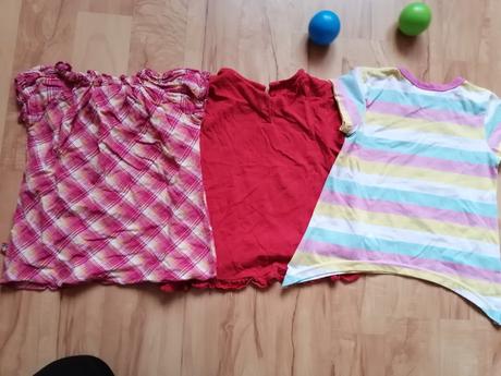 2x trička, blúzka - 110/116, 110