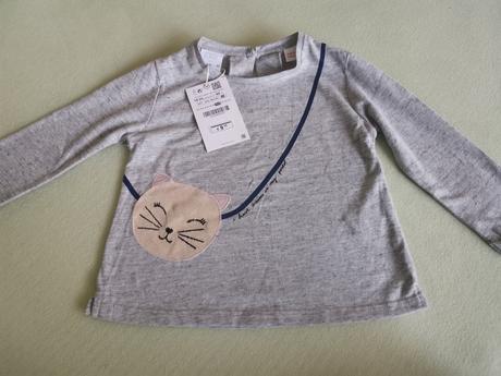 Sivé tričko, zara,92