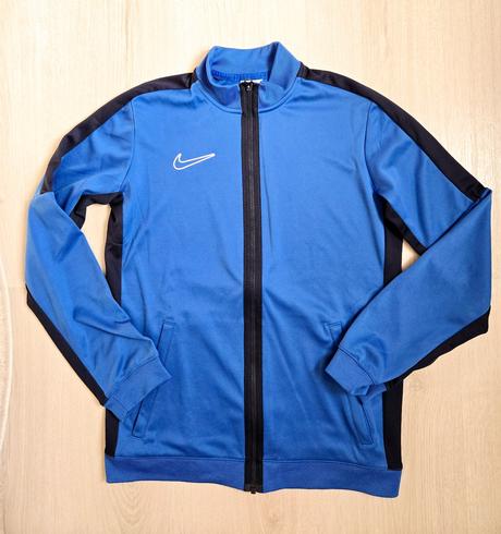 Športová modrá ľahká mikina vhodná na tréning, nike,146
