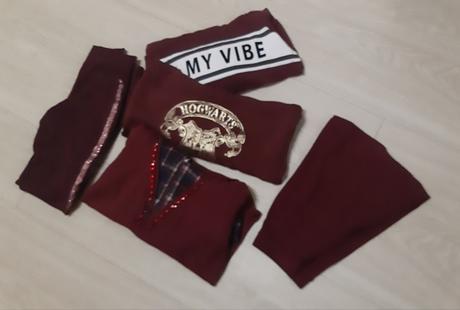 Bordovy dievcensky mix od vel.152-168, 158–170