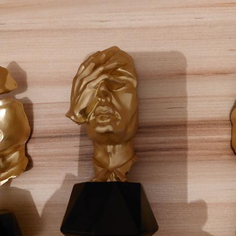 3d dekorácie  nevidím, nepočujem, nehovorím, 