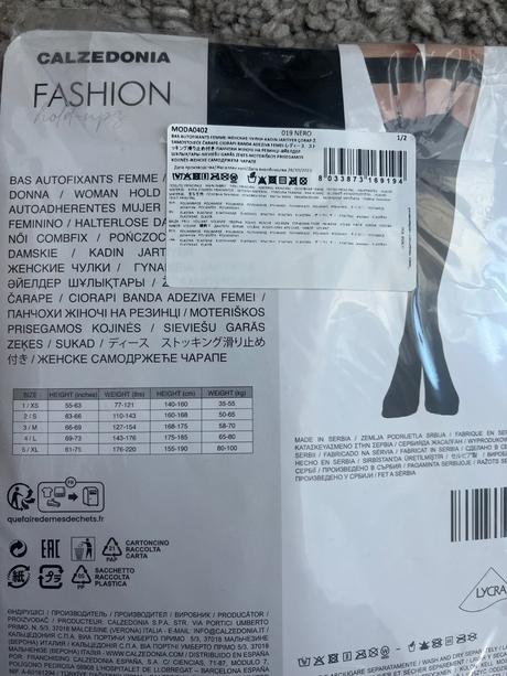 Cerne samodrzici pancuchy s kaminkami, calzedonia,s