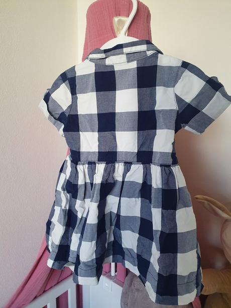 Letné kárované košelové šaty 86, carter's,86