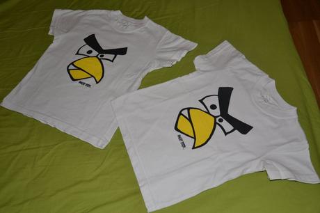 Nadherne trendy biele tricka angry birds v.104a116, 104