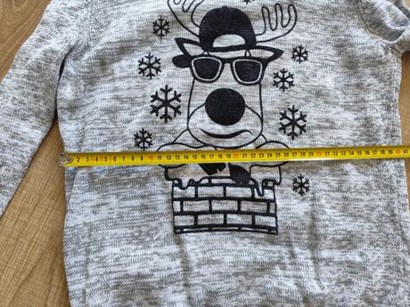 Vianočny sveter, veľkosť 146-152, 146