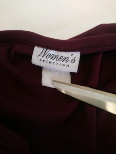 Dámsky elastický bordový top, womens, xxl/xxxl, xxxl