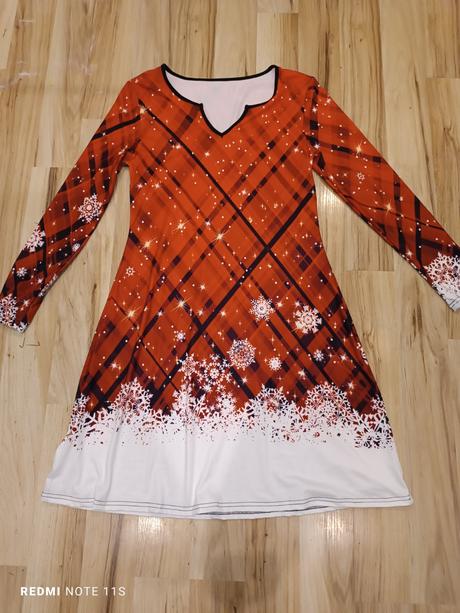 Vianočné šaty veľ.s, s