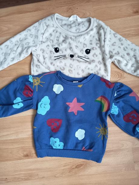 Nove mikiny 104/110, tchibo,104 / 110