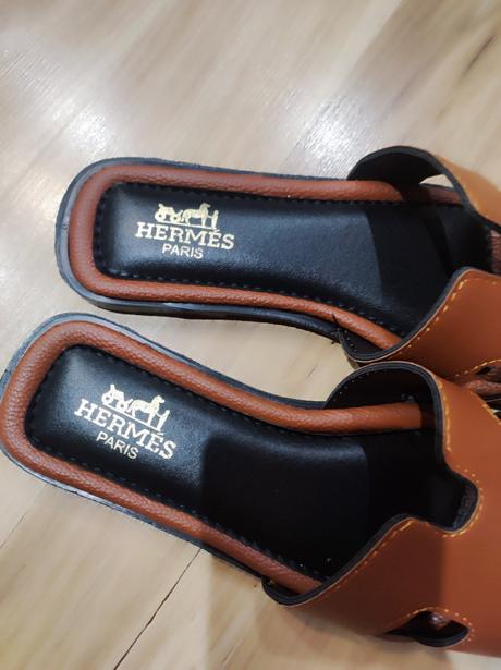 Hnedé šľapky hermes, 38