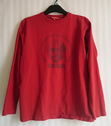 Chlapčenské červené tričko s motívom, review, review,158