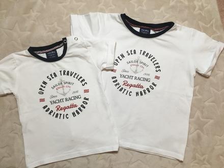 Namornícke tričká pre súrodencov,