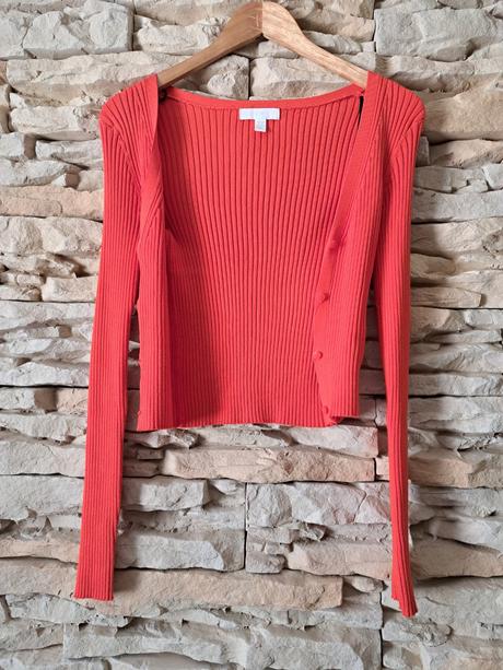 Oranžový sveter, h&m,xs