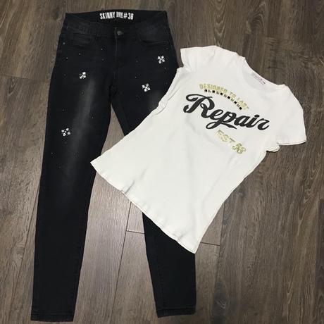 Rifle s kamienkami + tričko s kamienkami, 36