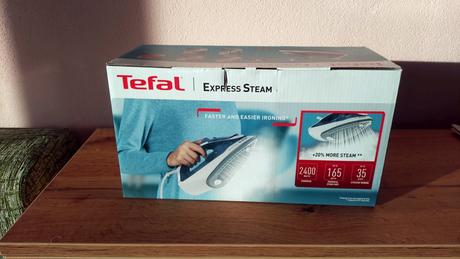 Žehlička tefal express steam fv2837e0, tefal