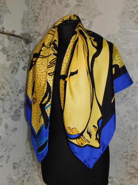 Art collection kvalitná luxusna hodvabna šatka, xl