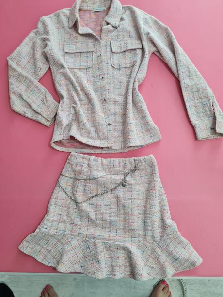 Reserved kostým,   sukňa a kabátik, reserved,152