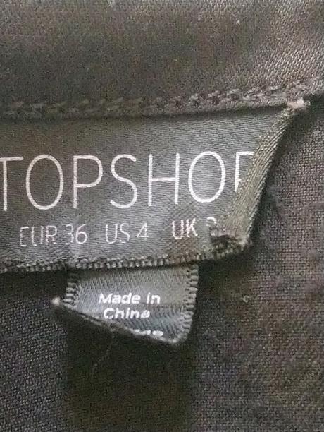 Dámsky čierny overal, topshop, topshop,xs