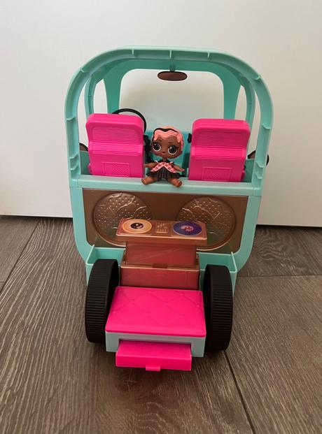 Lol surprise 2 in 1 glamper fashion camper karavan, 