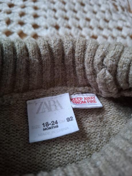 Úpletové šaty zara, zara,92