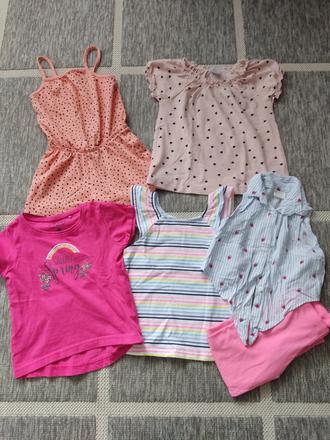 6ks, overal, tričká, leginy, 86–98