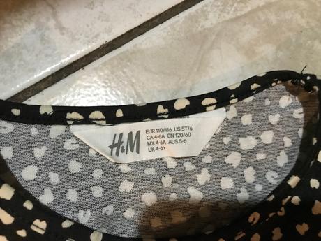 Nové letné bavlnené šatočky, h&m,110