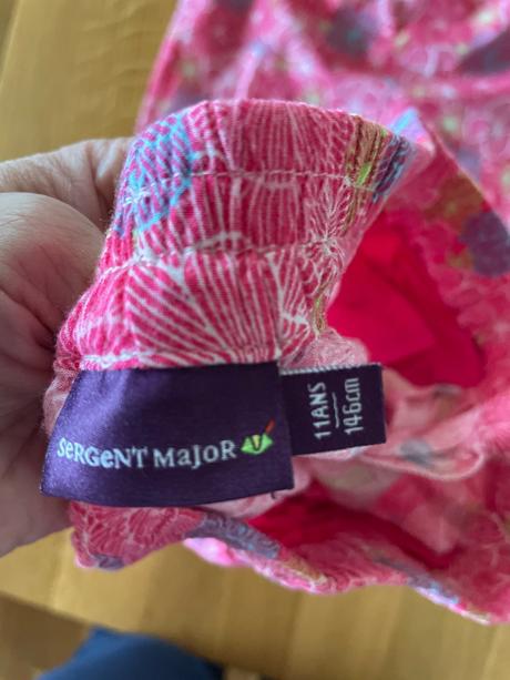 Sergent major set - nohavice, blúzka, šiltovka, 146