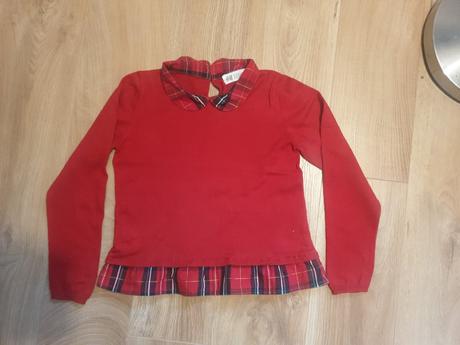 Bavlneny vianocny pulover 122/128 h&m, h&m,122